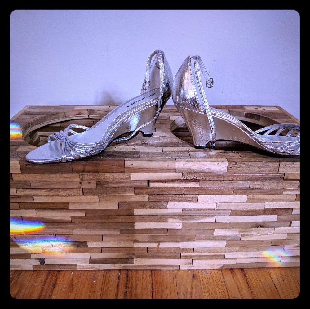 Silver heels
